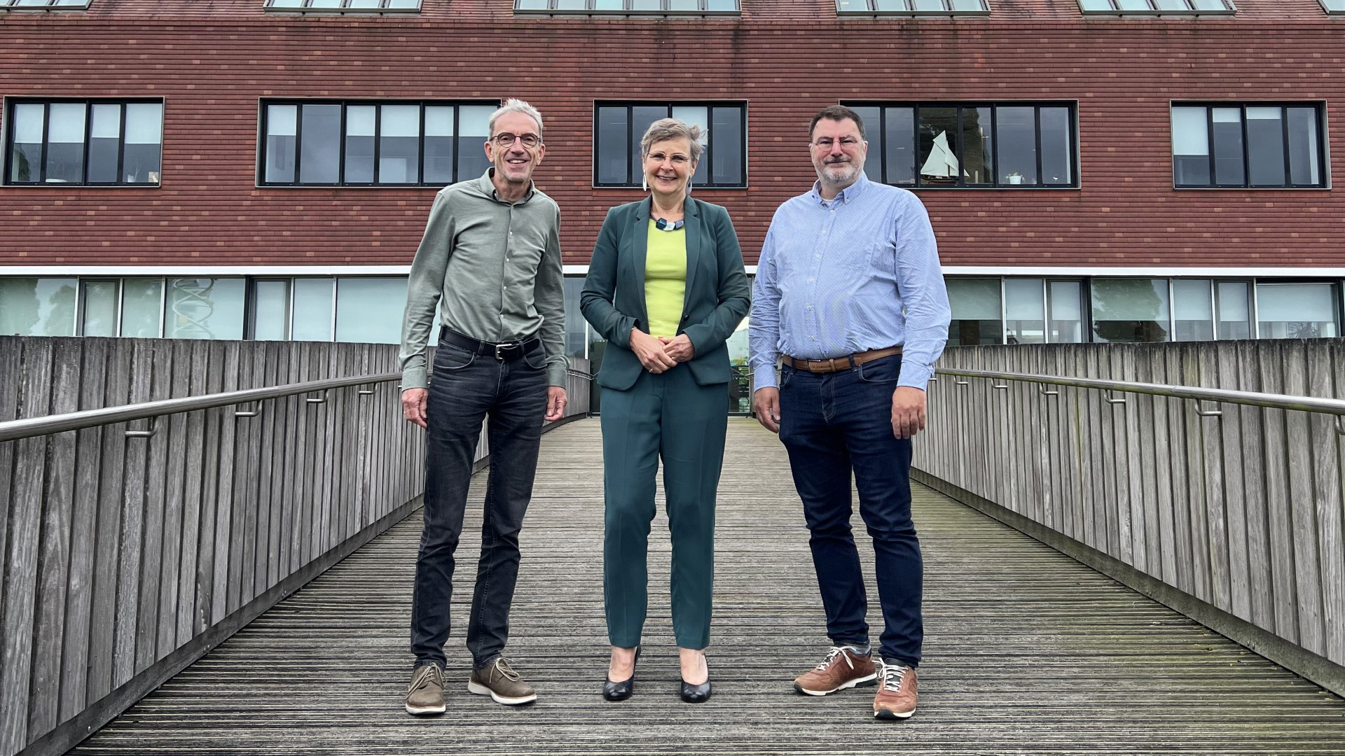 Leden van de Rekenkamer Pieter Goedhart, Marion Wichard en Frank Dieleman